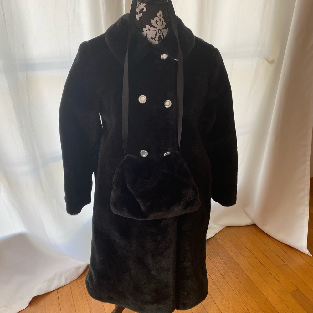 Girls Faux Fur Coat